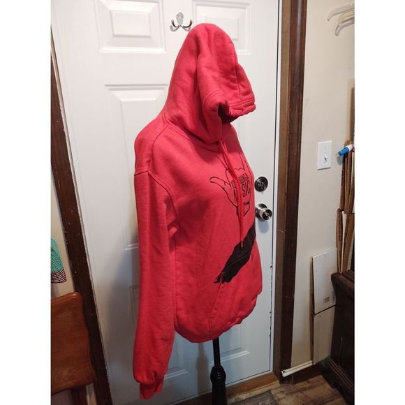 Kowabunga Music Red Vintage Hoodie Men's Size Small - Picture 5 of 5